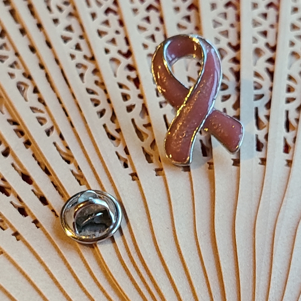 Pink Ribbon Tac Pin for sale